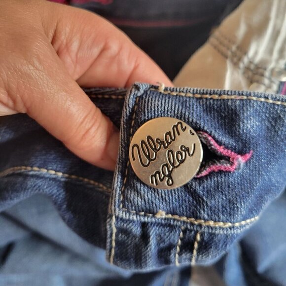 Wrangler Blue Jeans - Size 13/14 x 34 - Picture 3 of 13